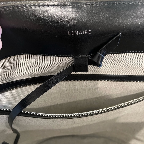 Lemaire black basket leather tote bag - Picture 4 of 9